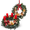 Vánoční set věnců